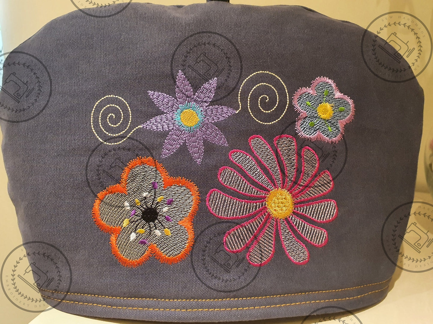 ASSORTED FLOWERS Machine Embroidery Design - AF023 5 x 7