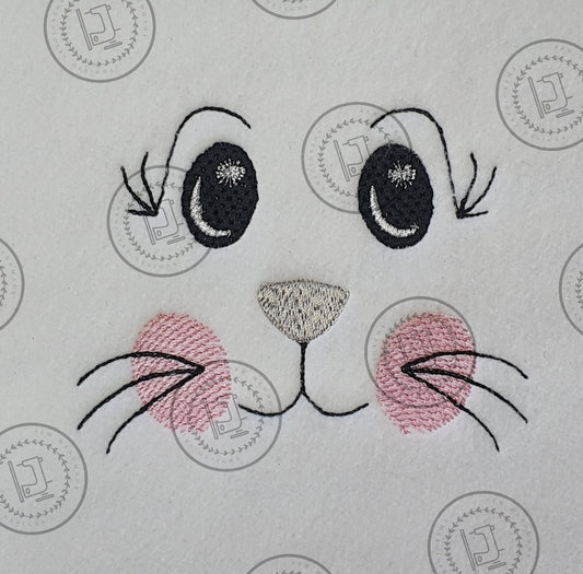 CUTE FACE Machine Embroidery Design - CF24s 3 x 4