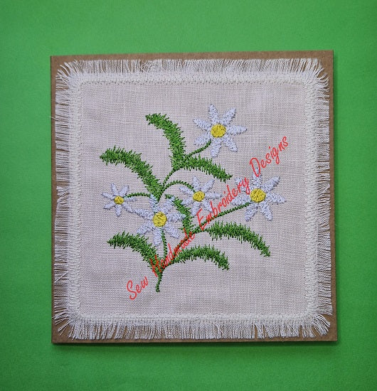 DAISY BLOOMS Digital Machine Embroidery Design