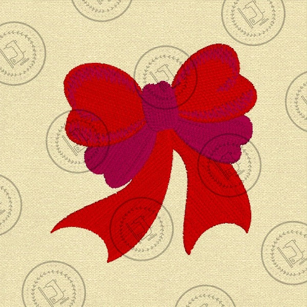 PRETTY BOW Machine Embroidery Design