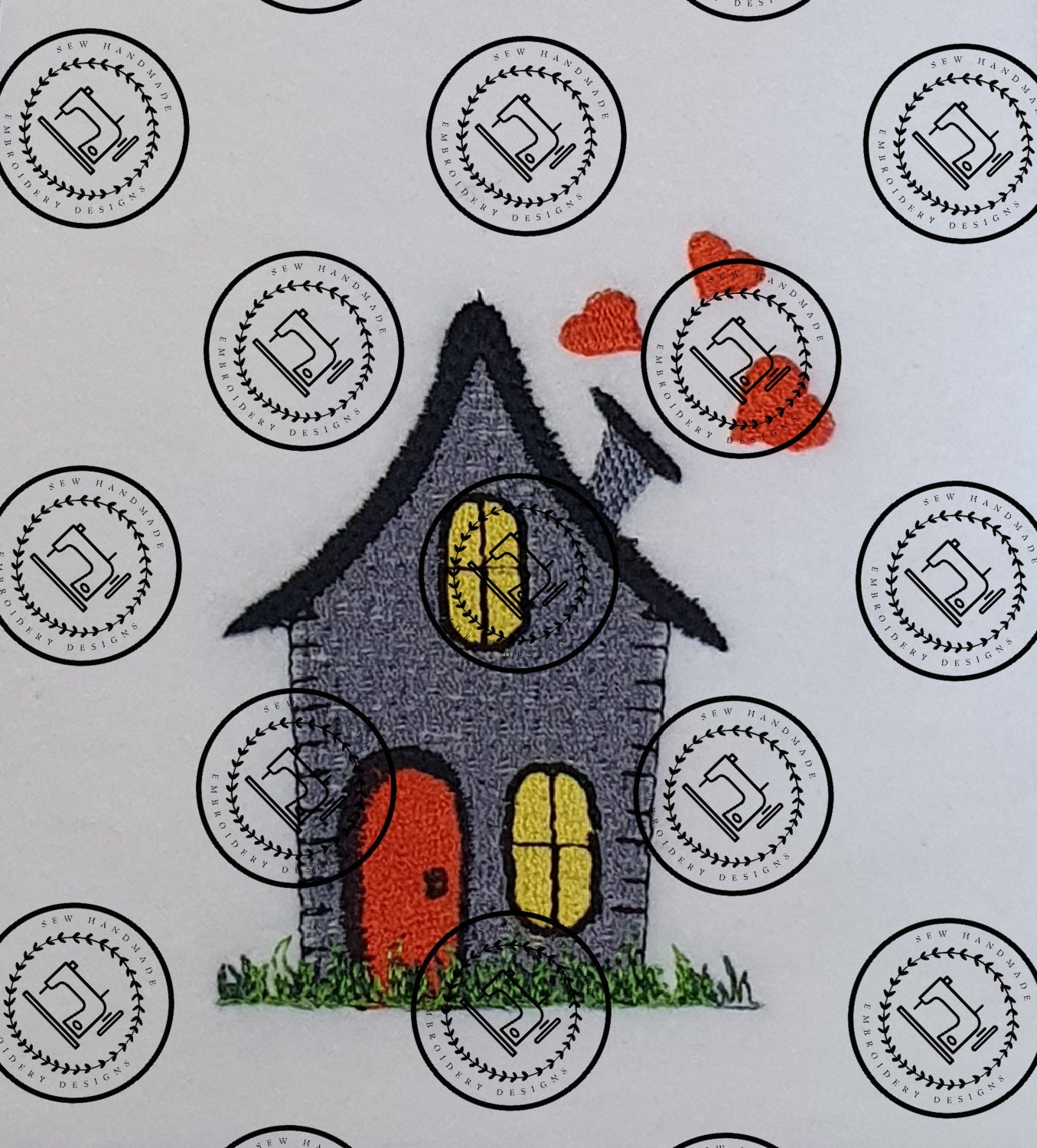 DITSY COTTAGE Embroidery Design - DC22 3.75 x 3.5