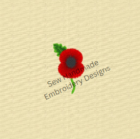 POPPY Machine Embroidery Design