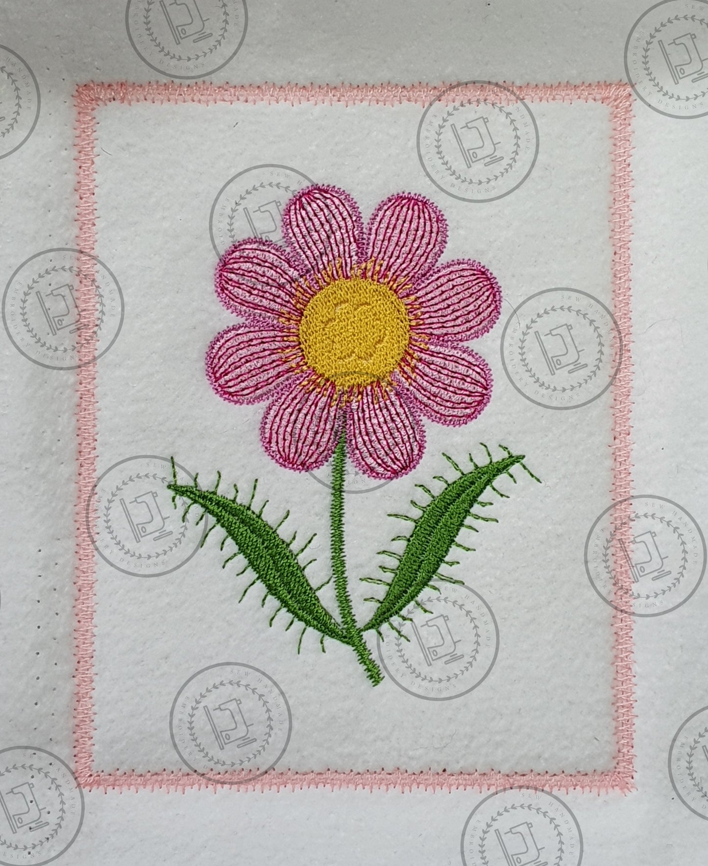 RIPPLE FLOWER 2 Machine Embroidery Design