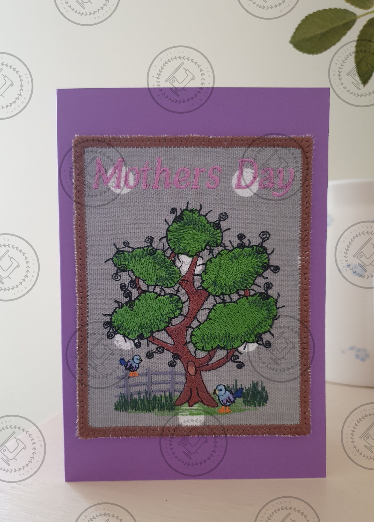 RAGGY TREE Machine Embroidery Design