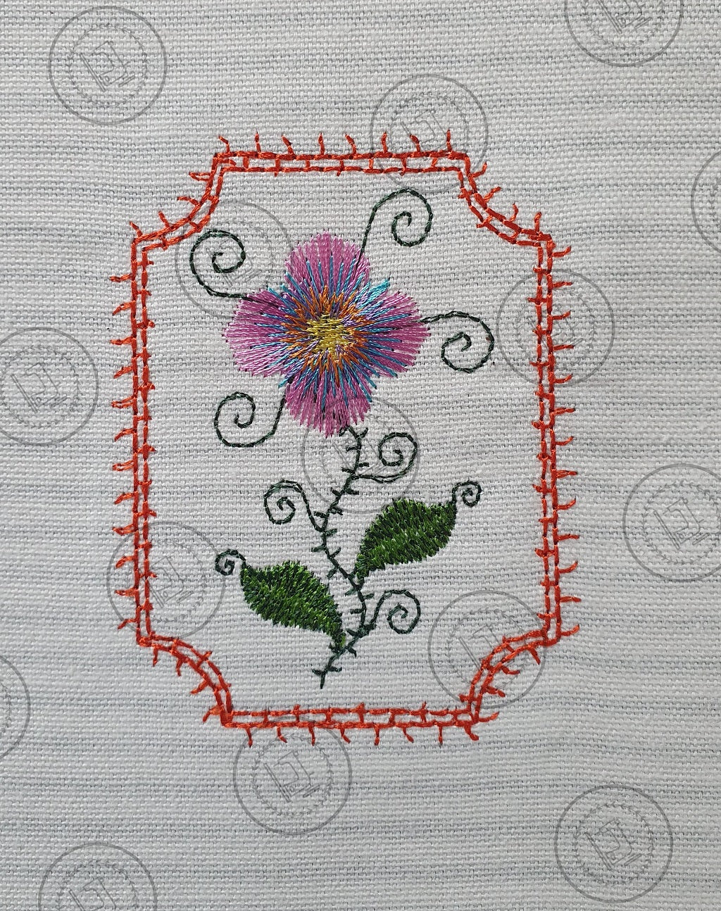 DITSY FLOWER Embroidery Design - DF023   3 x 4